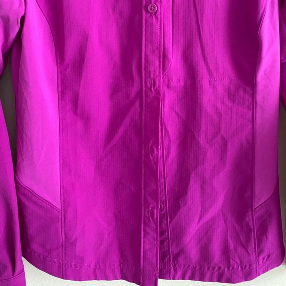 COLUMBIA Omni-Shade Sun Protection  Magenta Button Down Hiking Camping Shirt XS - Picture 5 of 15
